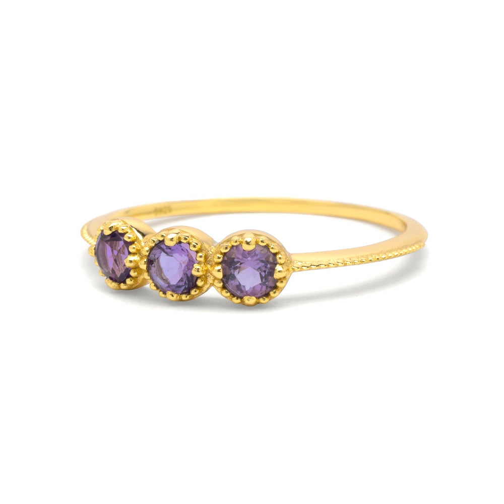 Noble Elegance Amethyst Ring Amethyst