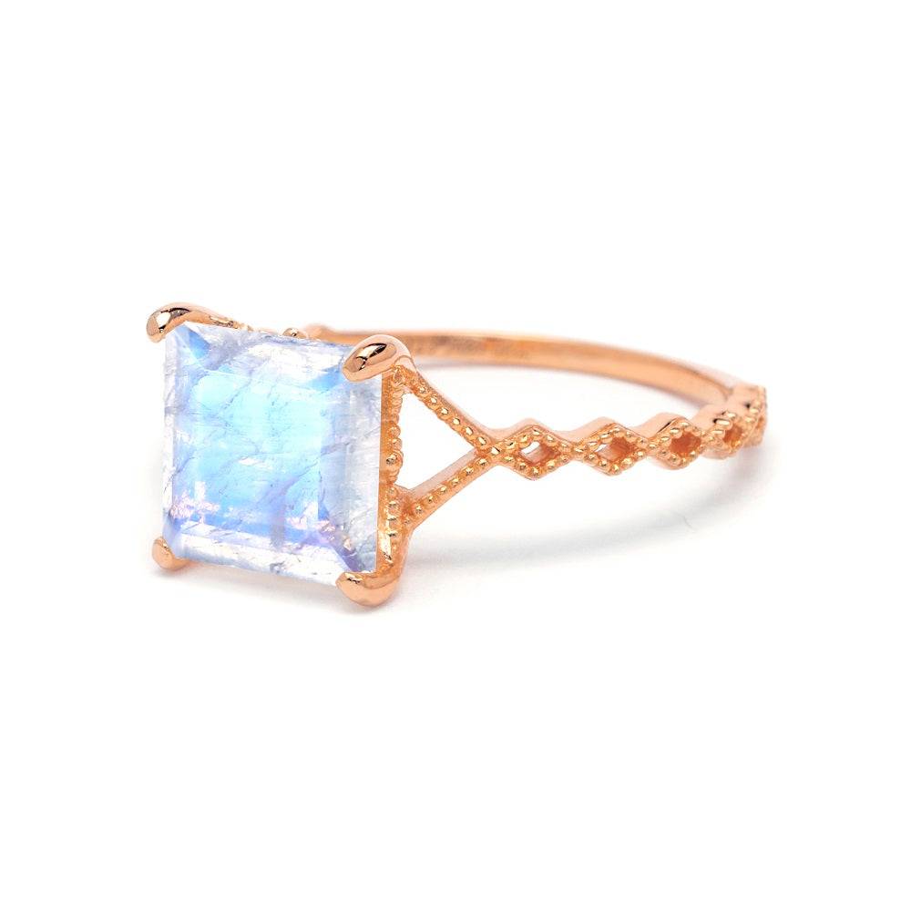 Royal Glam Moonstone Ring Moonstone